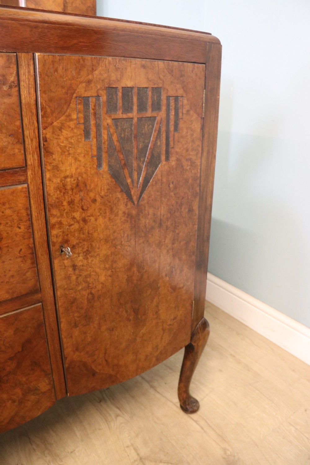 Art Deco style! A lovely sideboard of a very unusual design that would be a great usable asset to any home. View IX