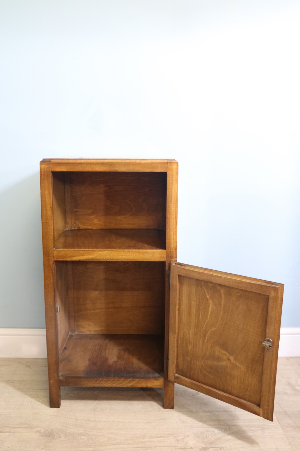 A lovely 1950’s bedside cabinet with single door View IV