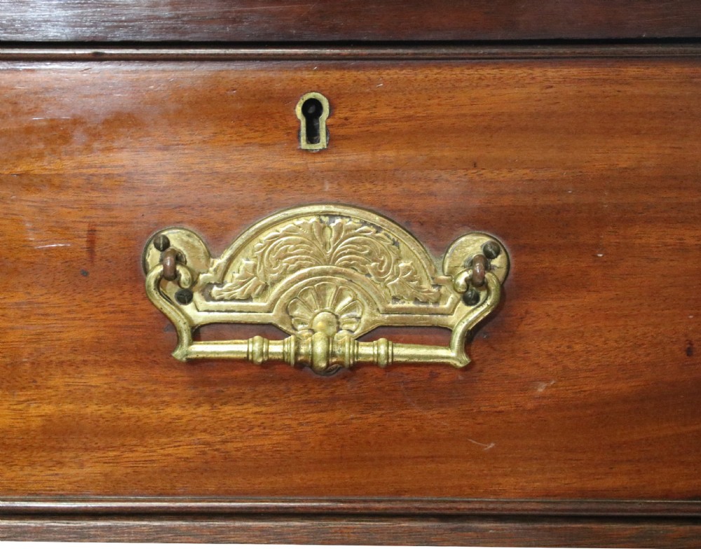 A lovely antique mahogany advertising cabinet.  View XVII