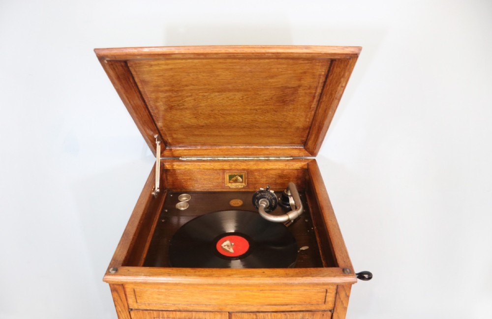 A truly wonderful, totally original, cabinet gramophone. View IX