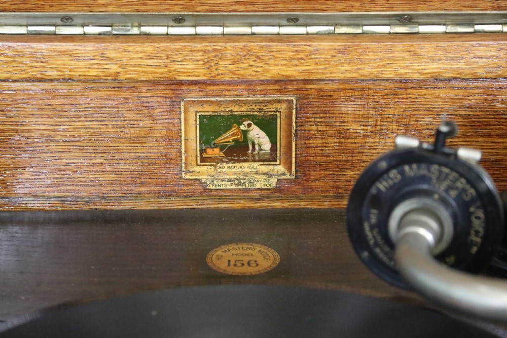 A truly wonderful, totally original, cabinet gramophone. View XI