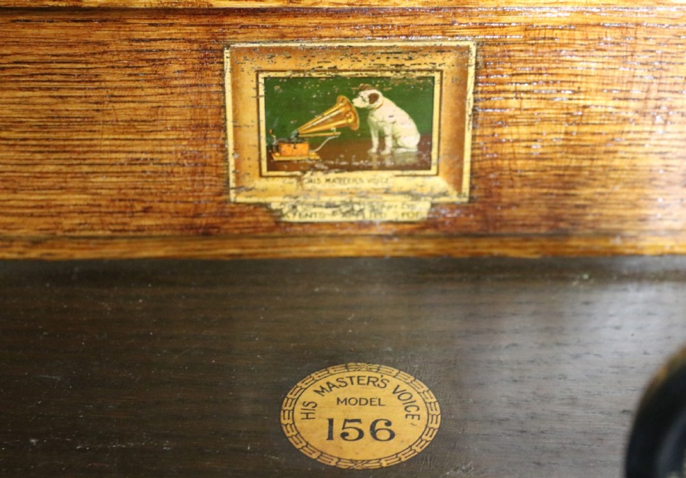 A truly wonderful, totally original, cabinet gramophone. View XII