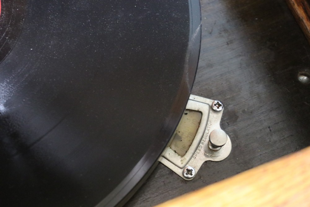 A truly wonderful, totally original, cabinet gramophone. View XIII