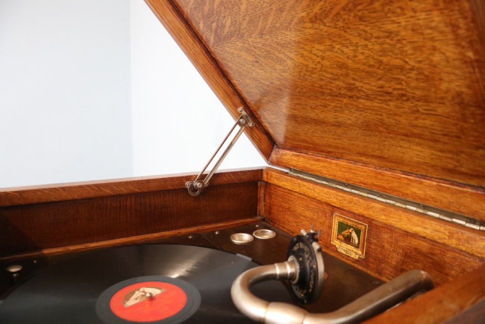 A truly wonderful, totally original, cabinet gramophone. View XV