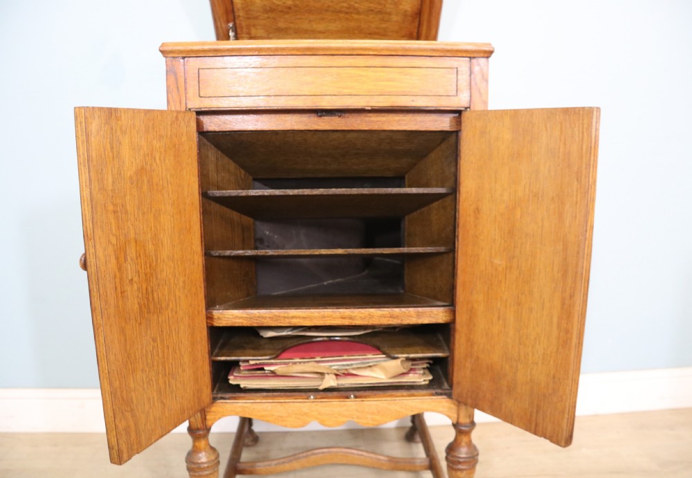 A truly wonderful, totally original, cabinet gramophone. View XX