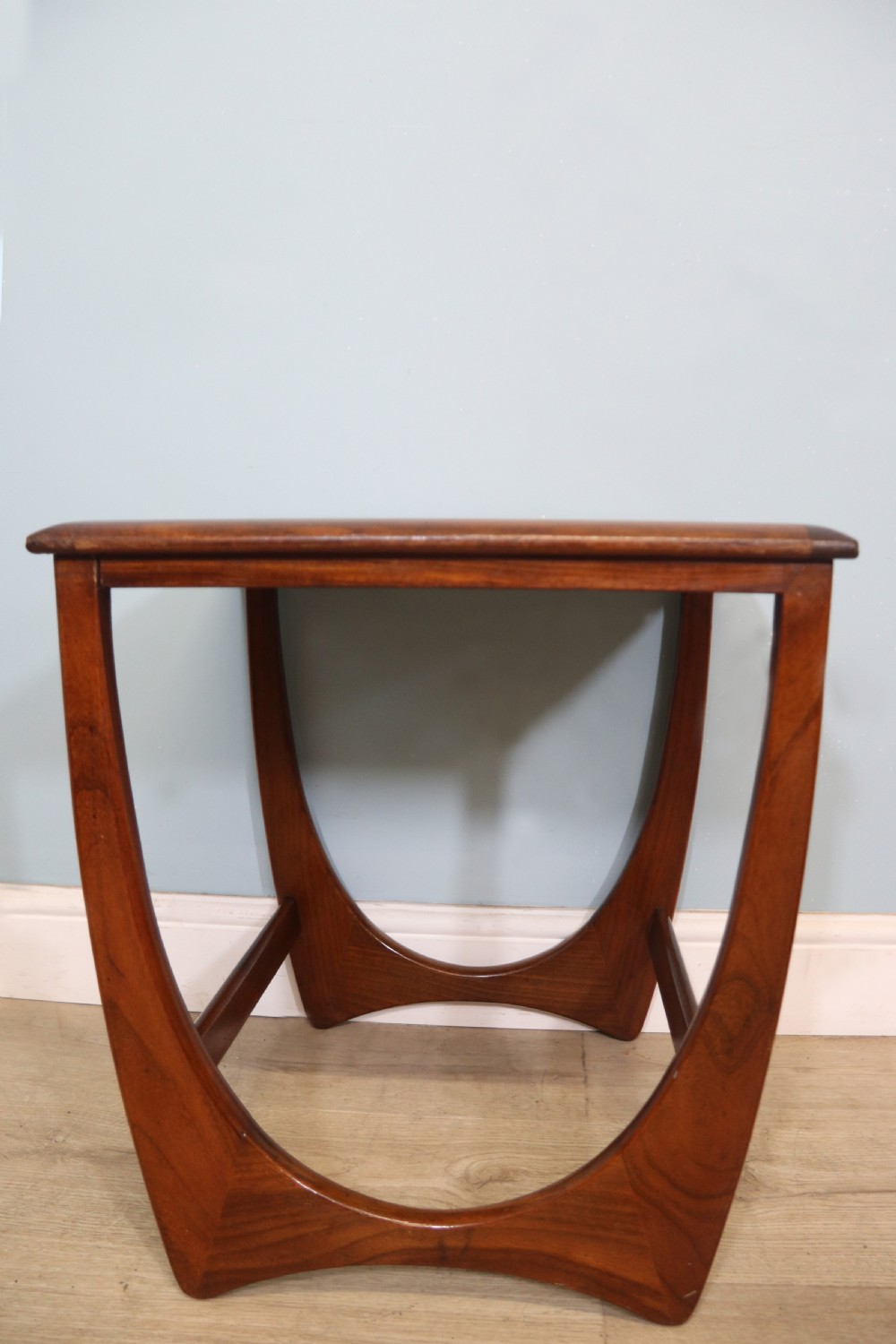 A lovely pair of G Plan solid teak coffee tables  View VIII