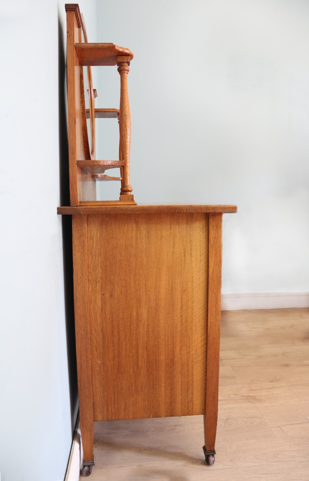 A super quality late Victorian oak dressing chest View V