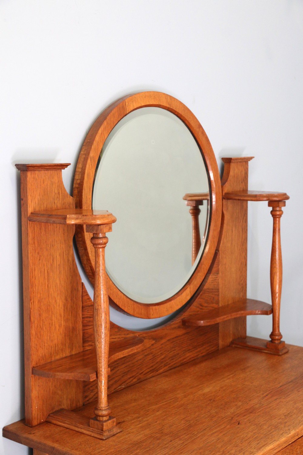 A super quality late Victorian oak dressing chest View IX