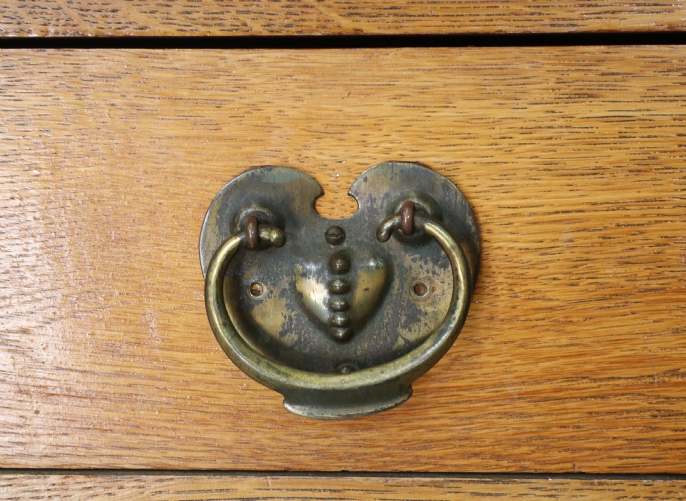 A super quality late Victorian oak dressing chest View XIII