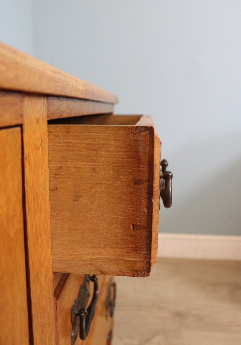 This lovely Arts and Crafts influenced side cabinet View XV