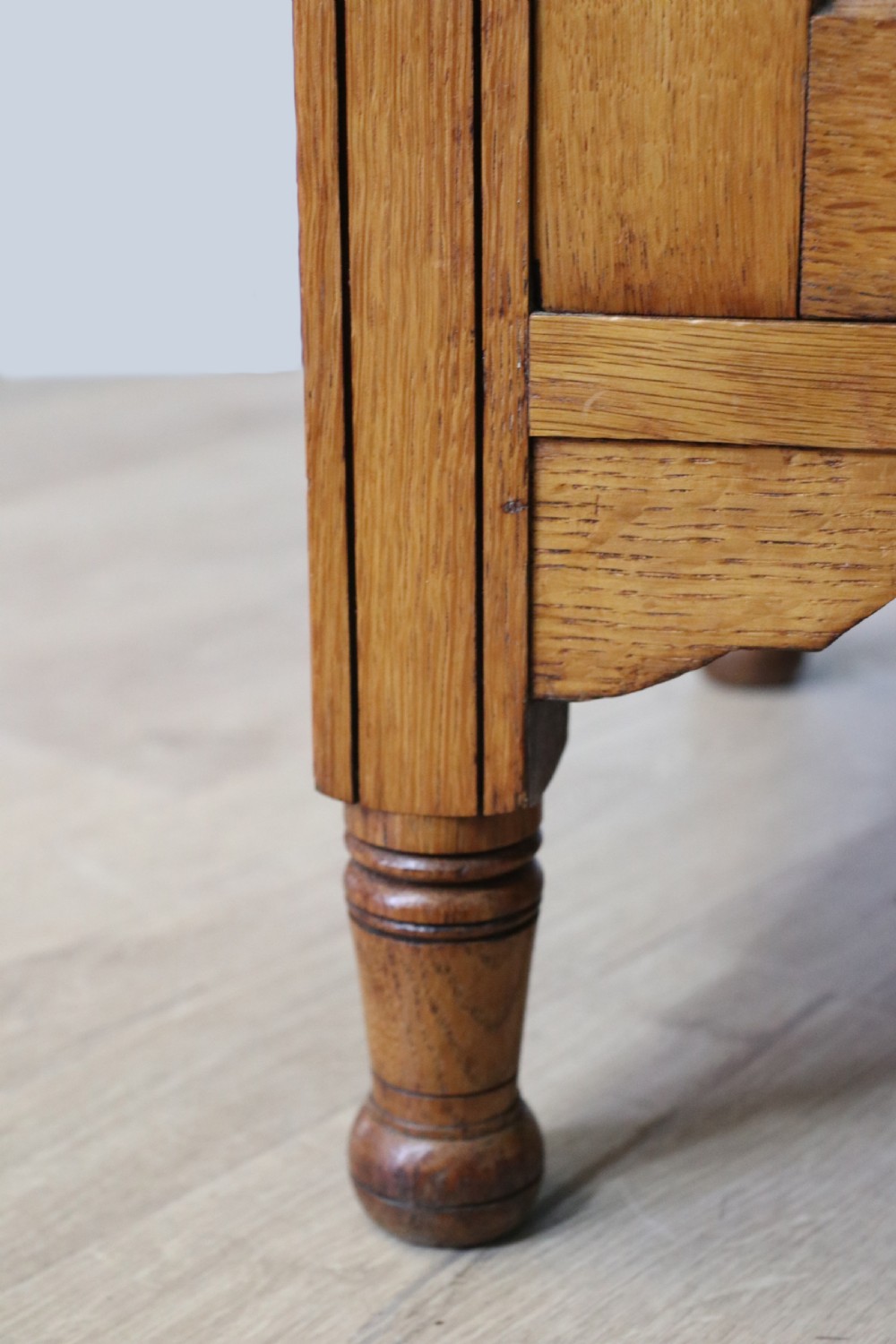 This lovely Arts and Crafts influenced side cabinet View XVI