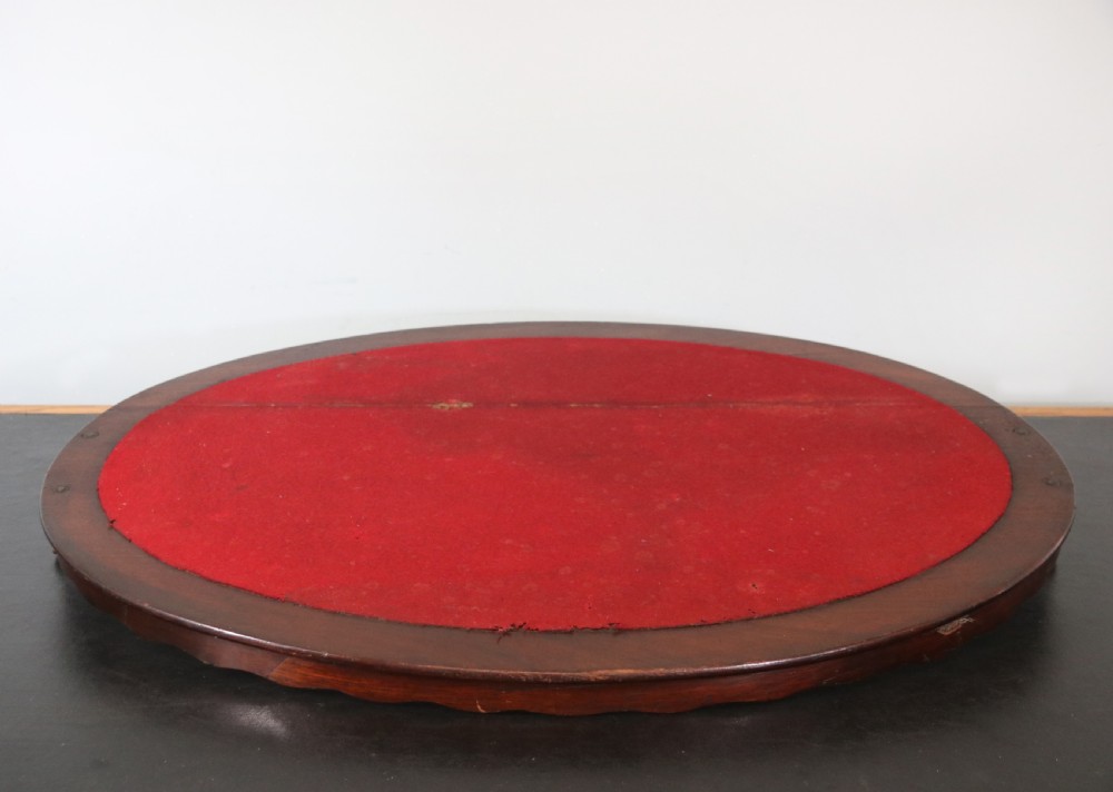 19th century mahogany galleried serving tray  View IX