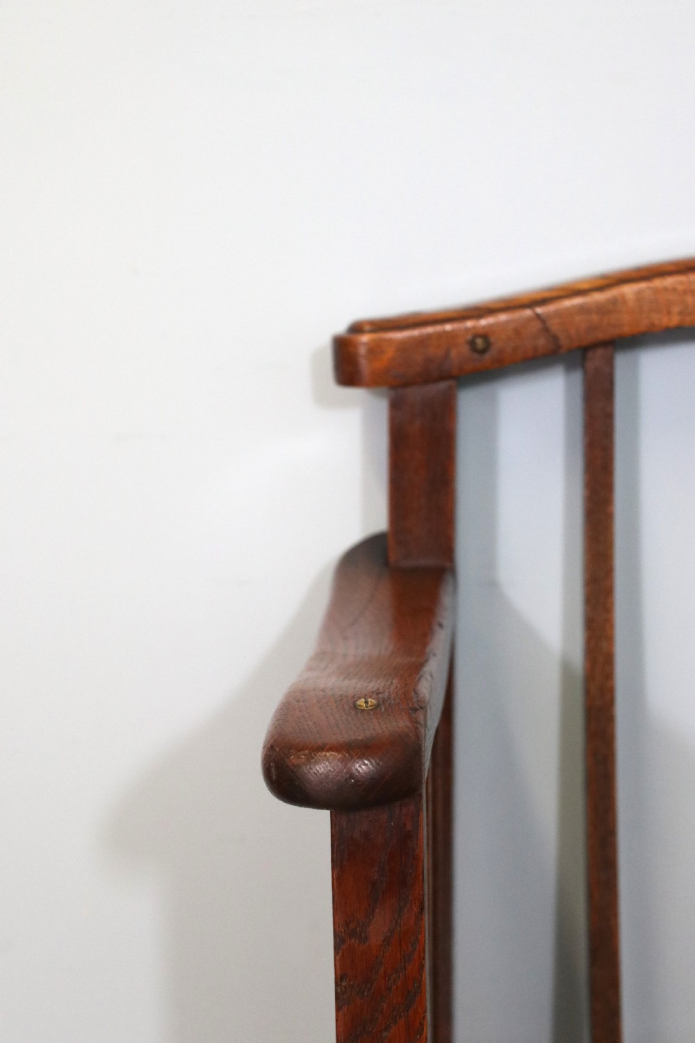 A lovely early 20th century oak highchair.  View XII
