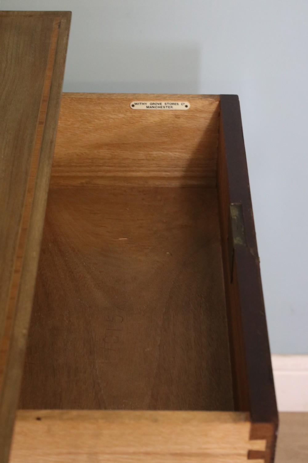 A lovely late 19th century American Walnut dressing chest.  View IV
