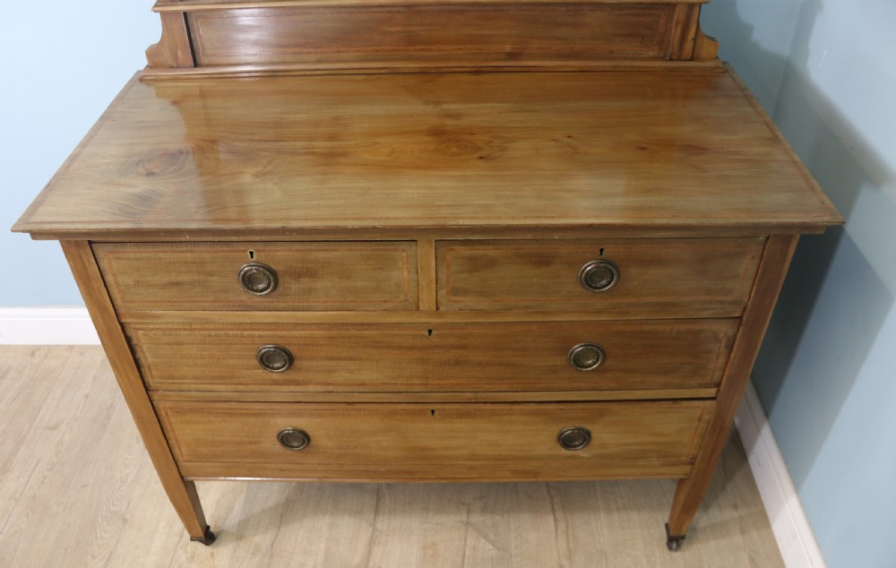 A lovely late 19th century American Walnut dressing chest.  View X