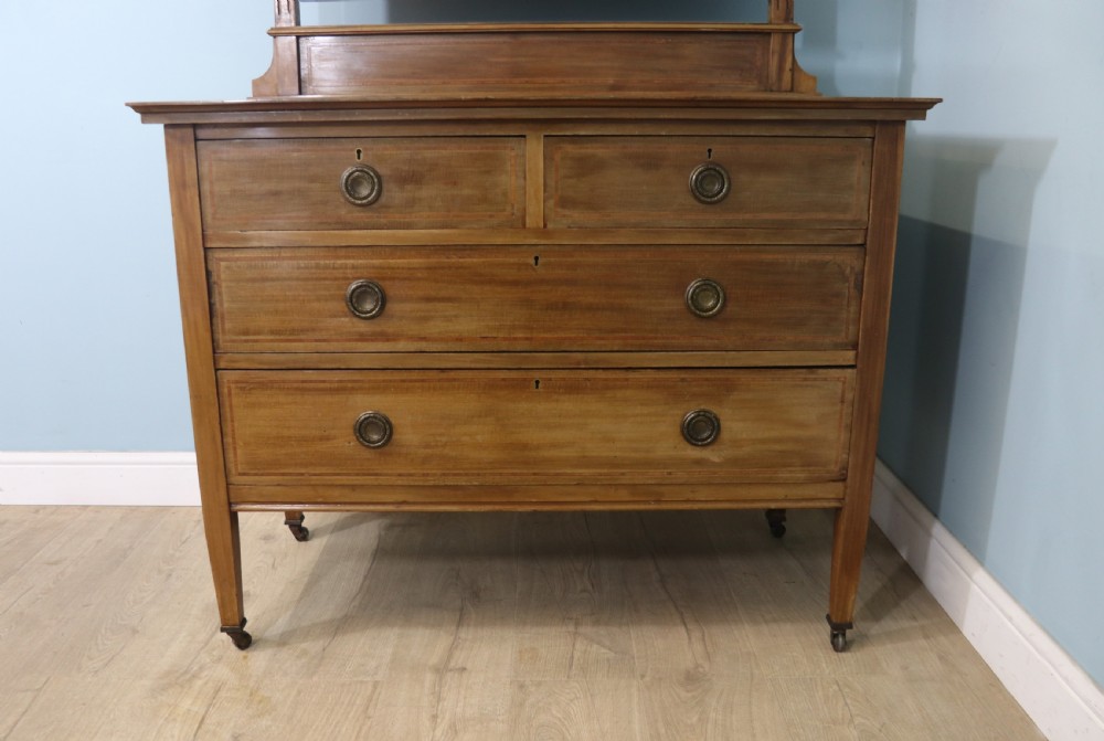 A lovely late 19th century American Walnut dressing chest.  View XI
