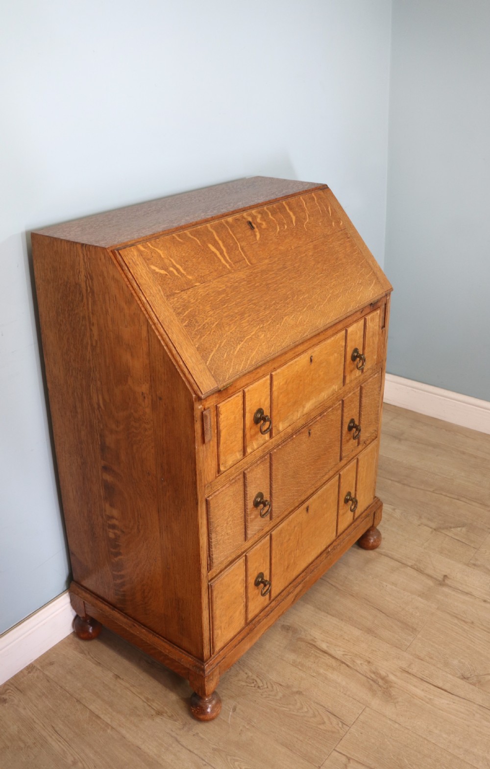 1930s oak bureau View IV