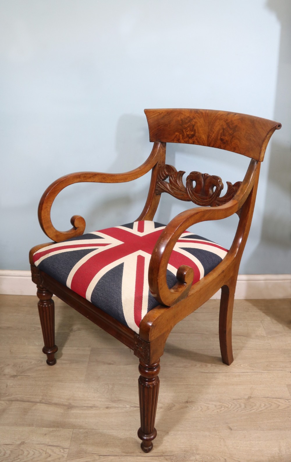 A throne for the Boss! An Victorian mahogany framed bar back carver chair View II