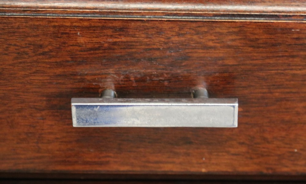 A lovely Art Deco period music cabinet with five drawers!  View XIII