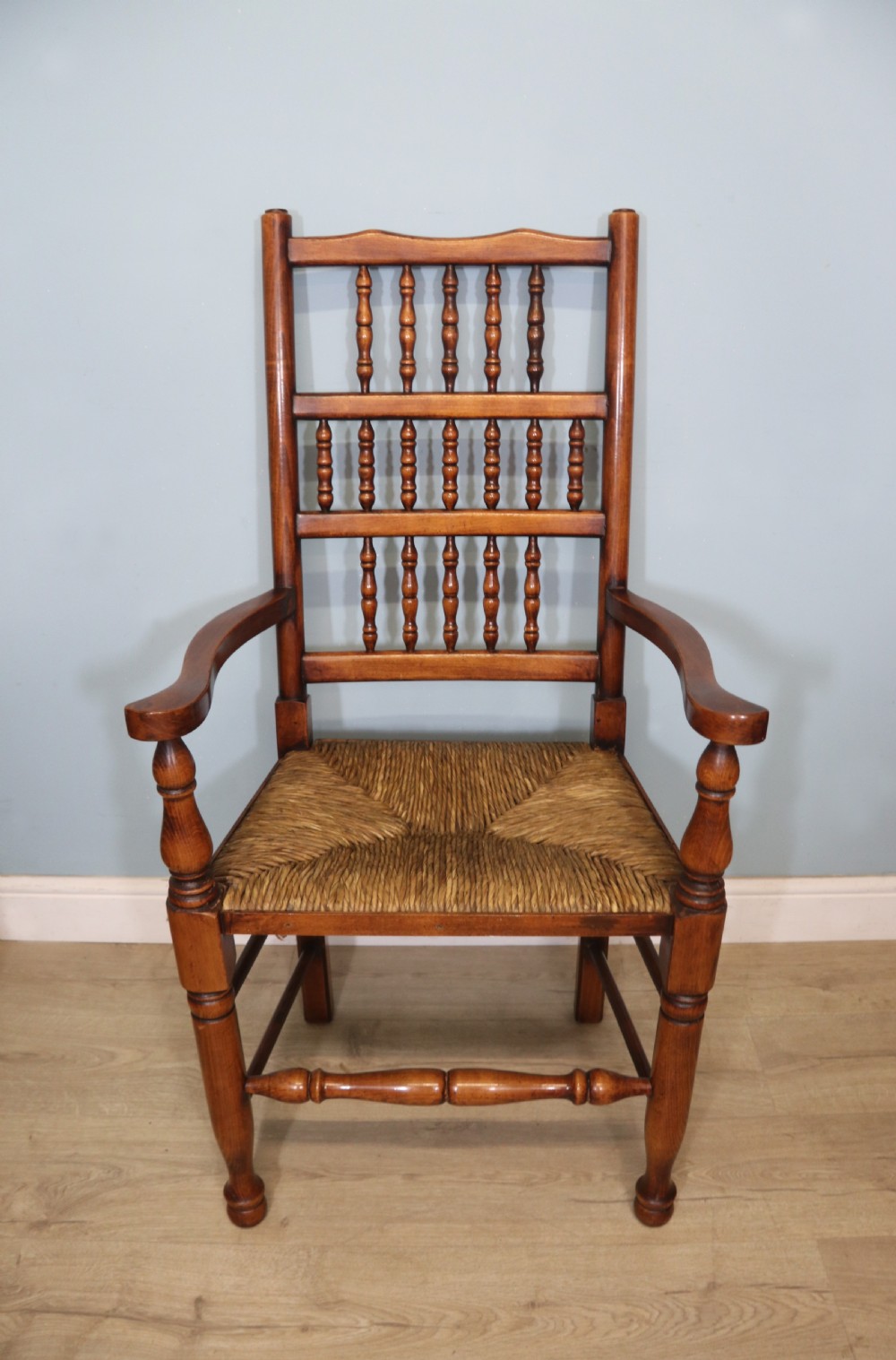 Farmhouse Style!  matching set of eight carver chairs View IX