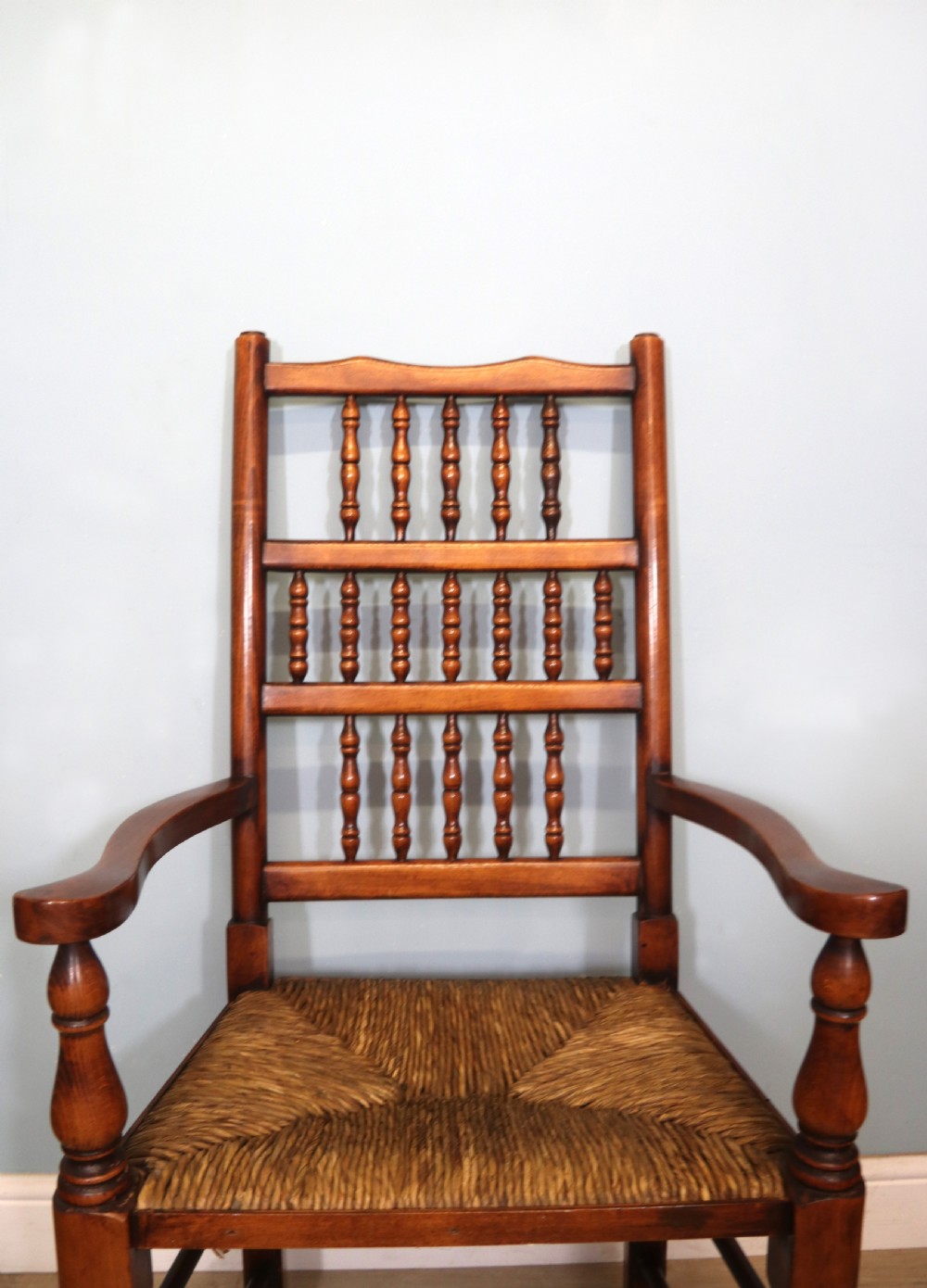 Farmhouse Style!  matching set of eight carver chairs View X