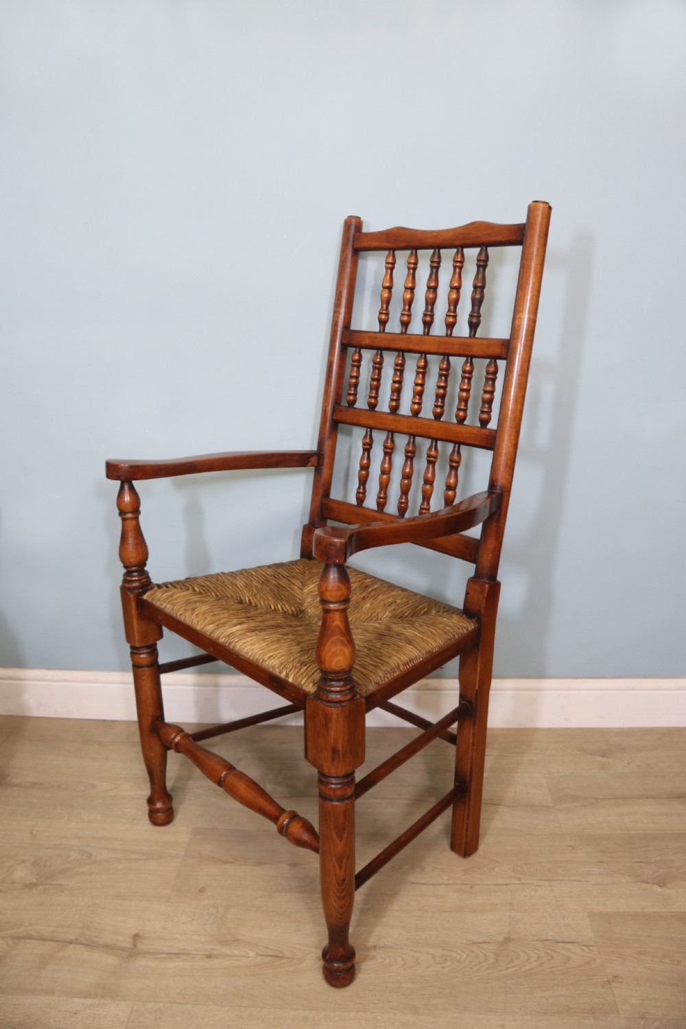 Farmhouse Style!  matching set of eight carver chairs View XI