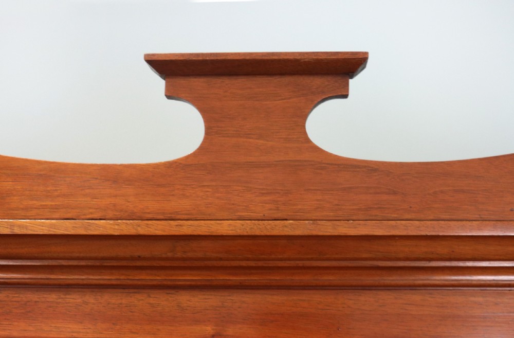 Late Victorian American walnut wardrobe View VI