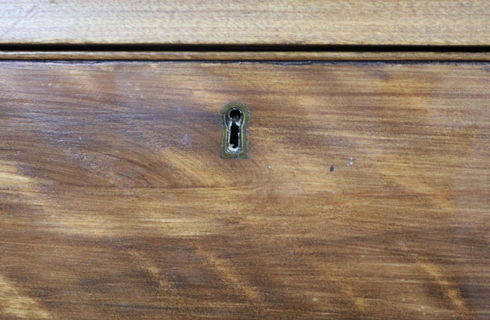 Unusual late 19th century satinwood, slightly over-sized chest of drawers View XIII
