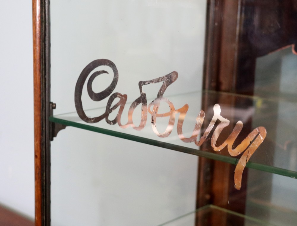 A wonderful early 20th century shop counter display cabinet!  View VIII