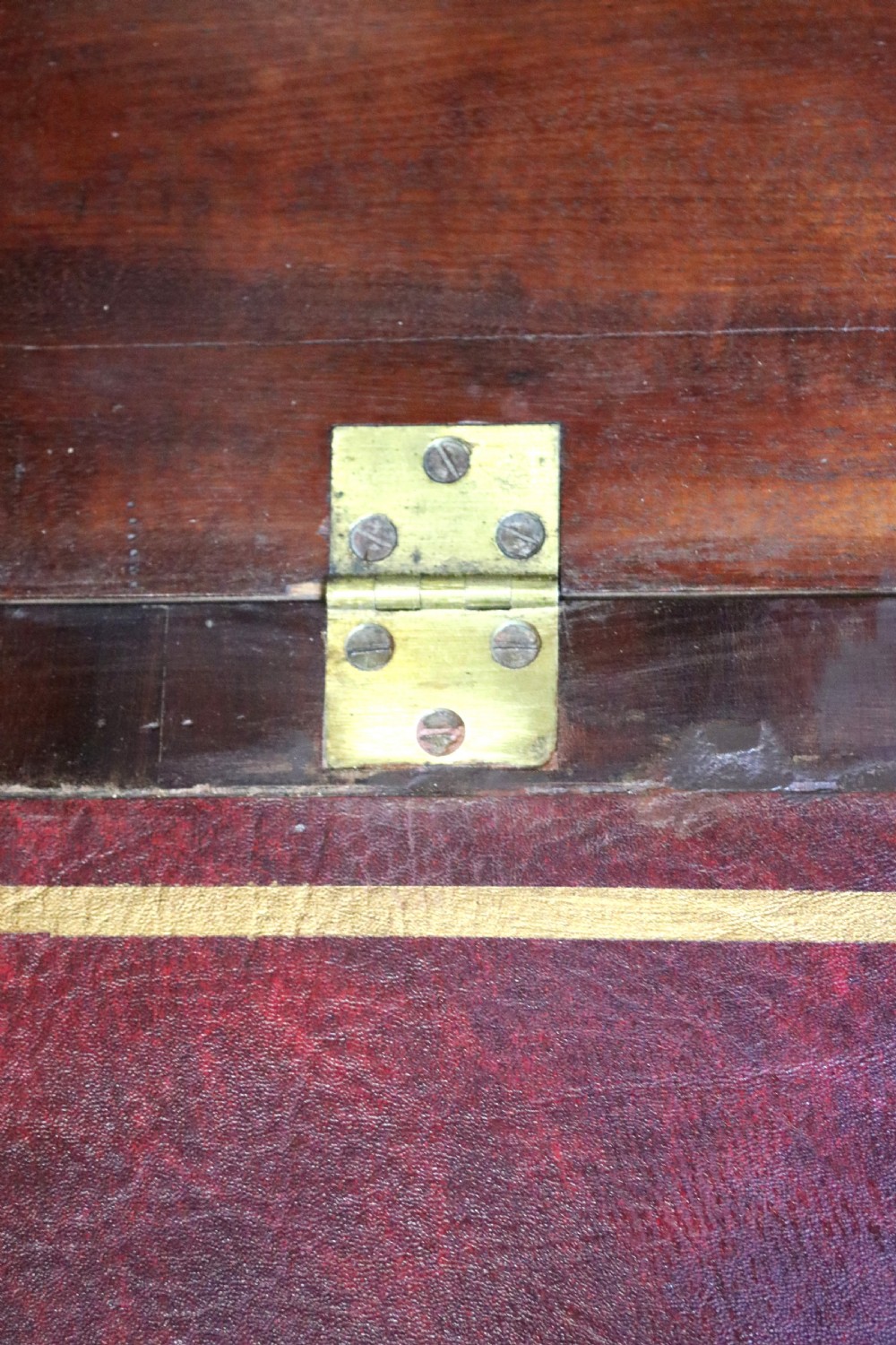 A late Georgian mahogany secretaire bookcase with glazed upper doors featuring Roman numerals, a drop-front fitted writing desk, and two cabinet doors below. View XV