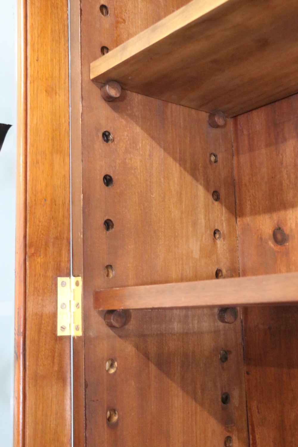 Late 19th century light American Walnut bookcase cabinet  View XX