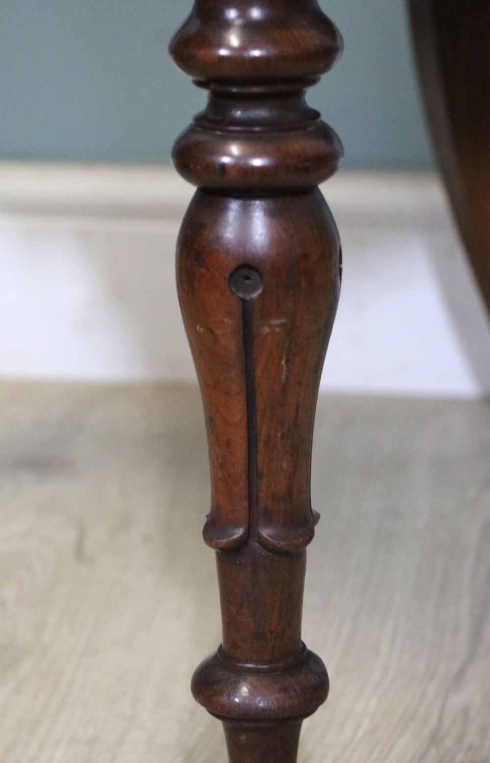Pair of quality Victorian solid rosewood framed balloon back dining chairs View XIX