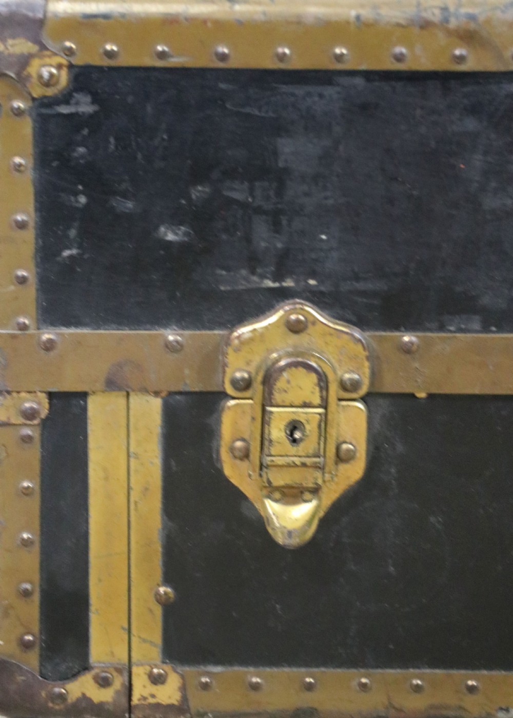 Shipping Line interest! A wonderful steamer trunk with fitted interior View XXIII