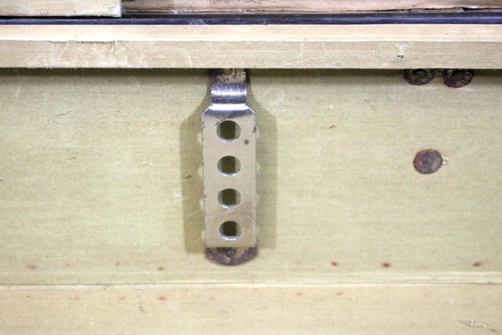 Shipping Line interest! A wonderful steamer trunk with fitted interior View XXV