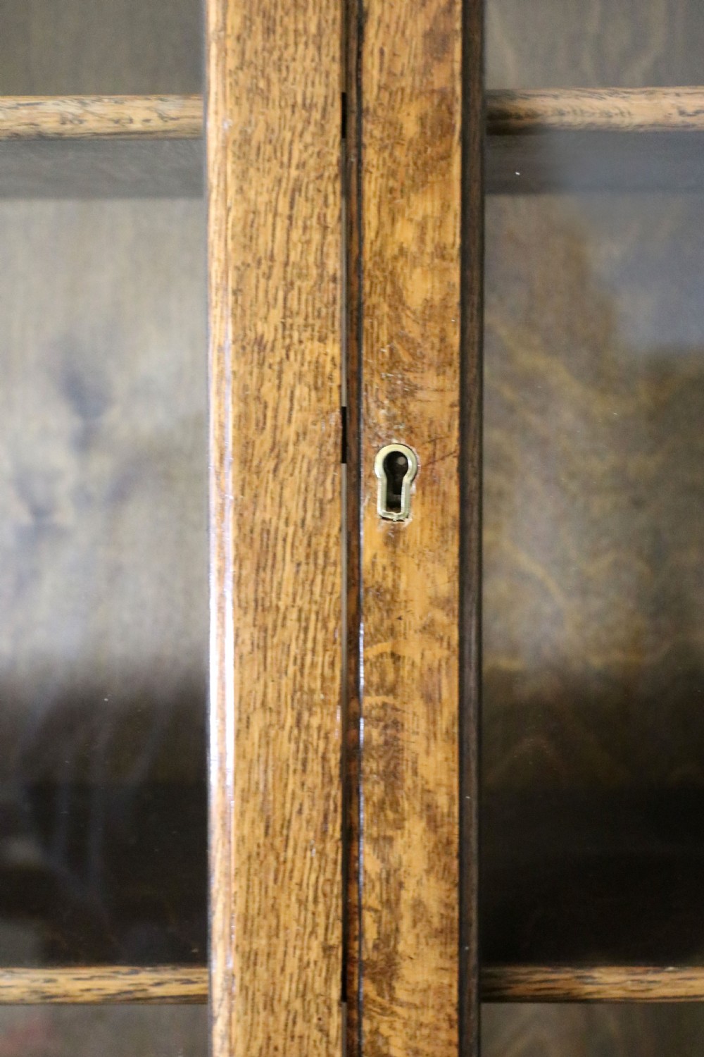 Early 20th century oak bureau bookcase View VIII