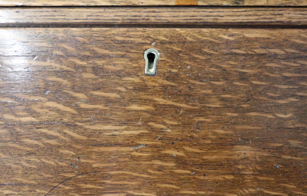 Early 20th century oak bureau bookcase View IX