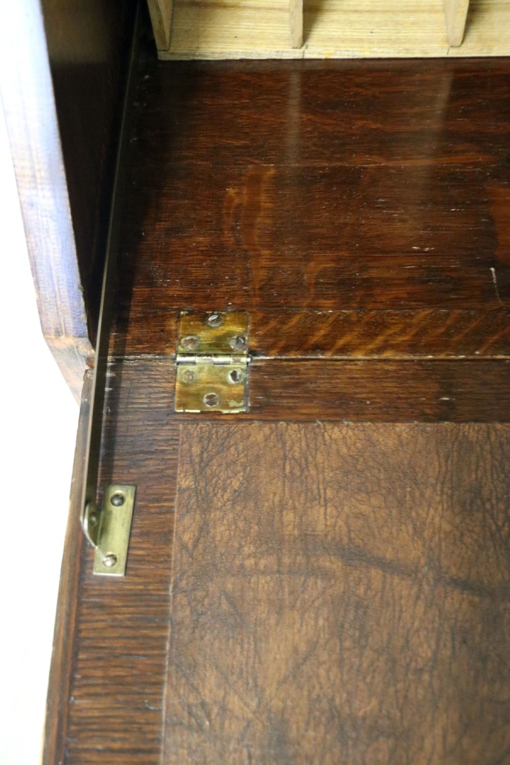 Early 20th century oak bureau bookcase View XIII