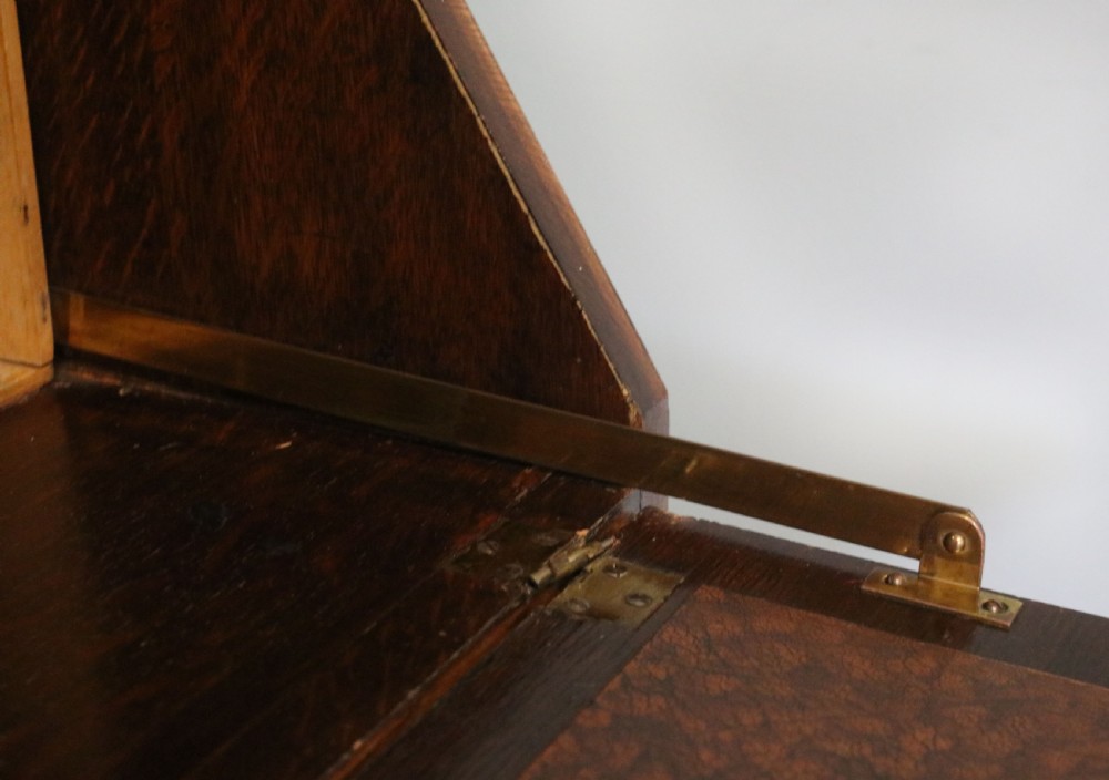Early 20th century oak bureau bookcase View XV
