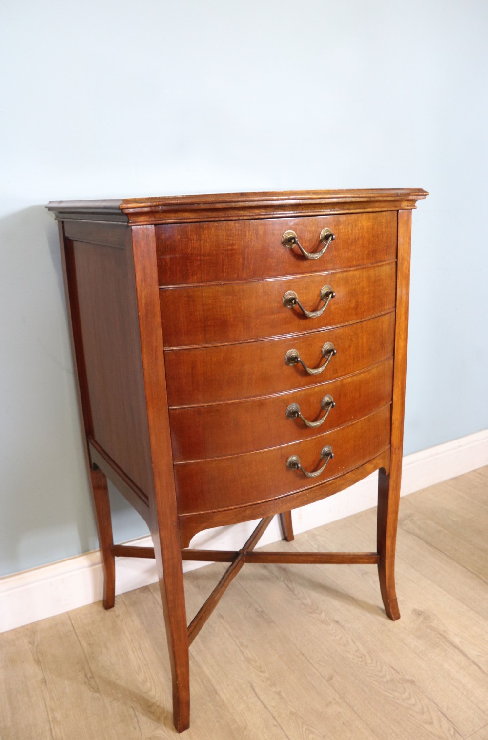 Edwardian mahogany music cabinet View II