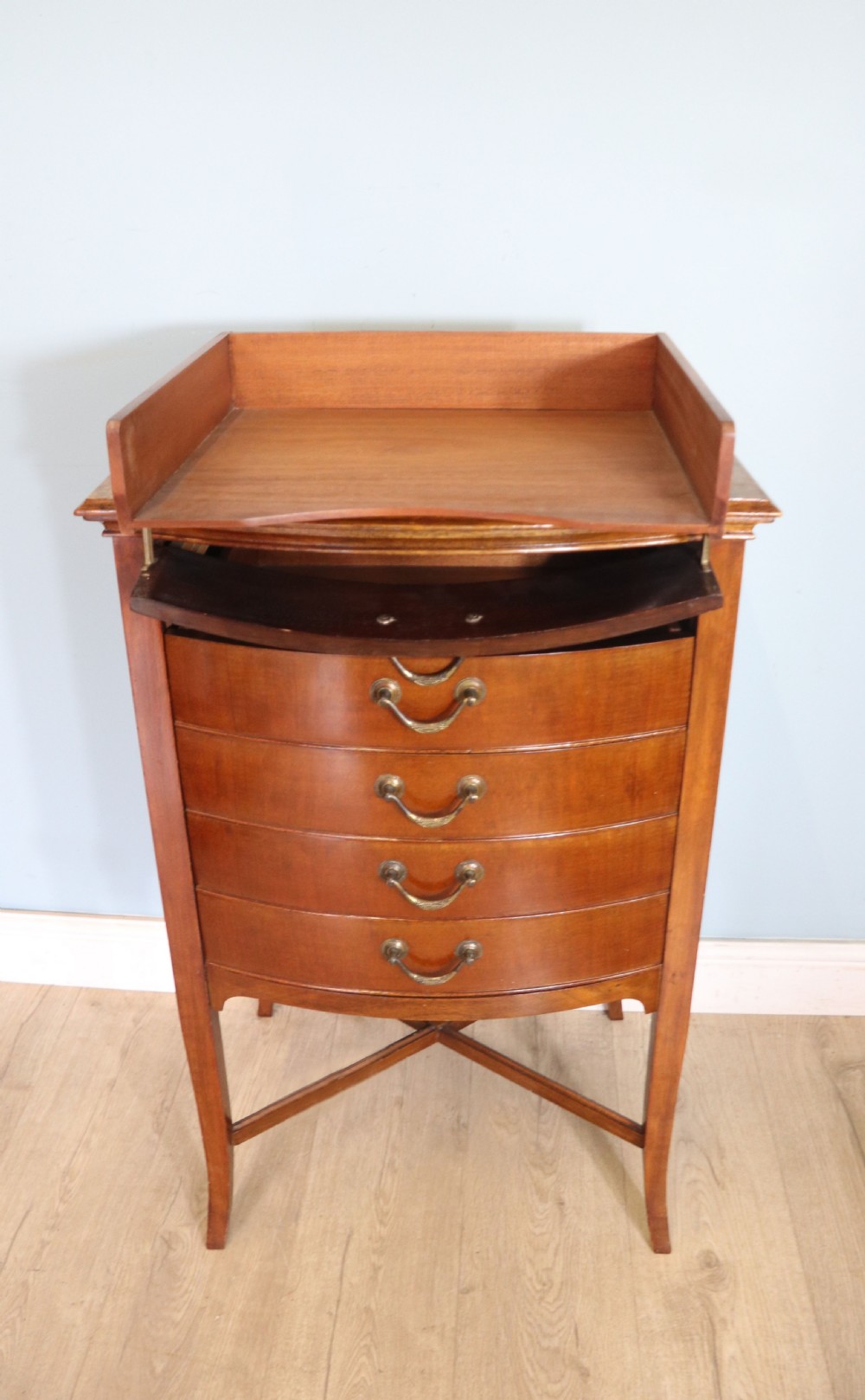 Edwardian mahogany music cabinet View IV