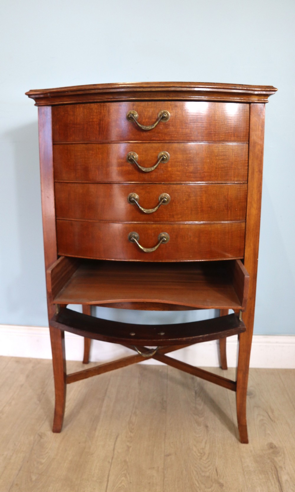 Edwardian mahogany music cabinet View VIII
