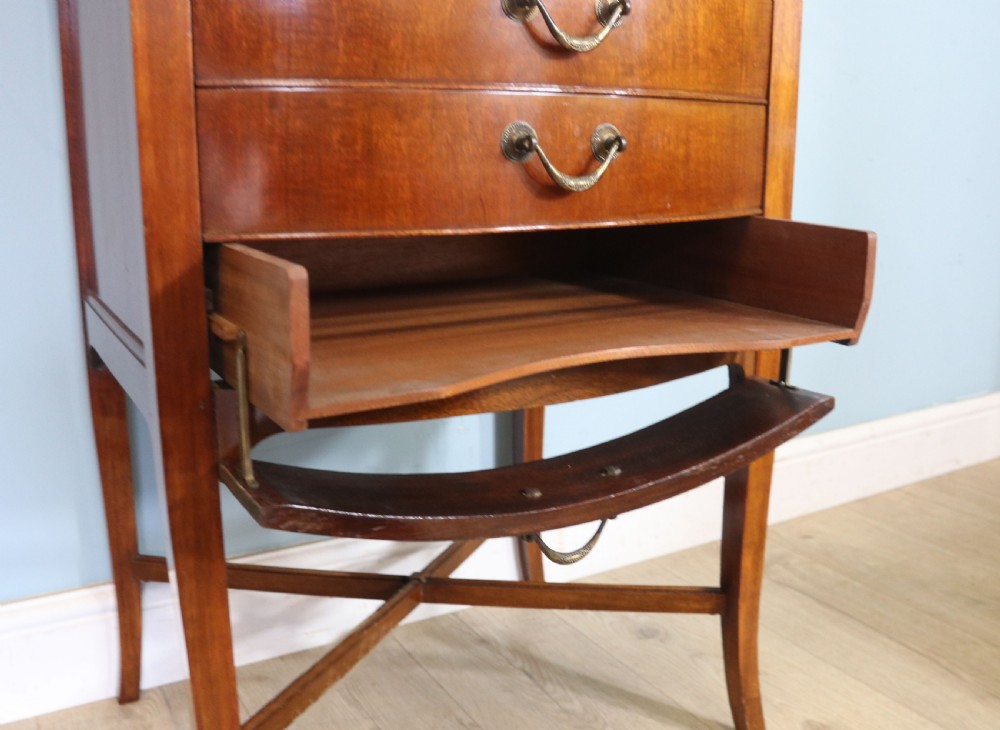 Edwardian mahogany music cabinet View XIII