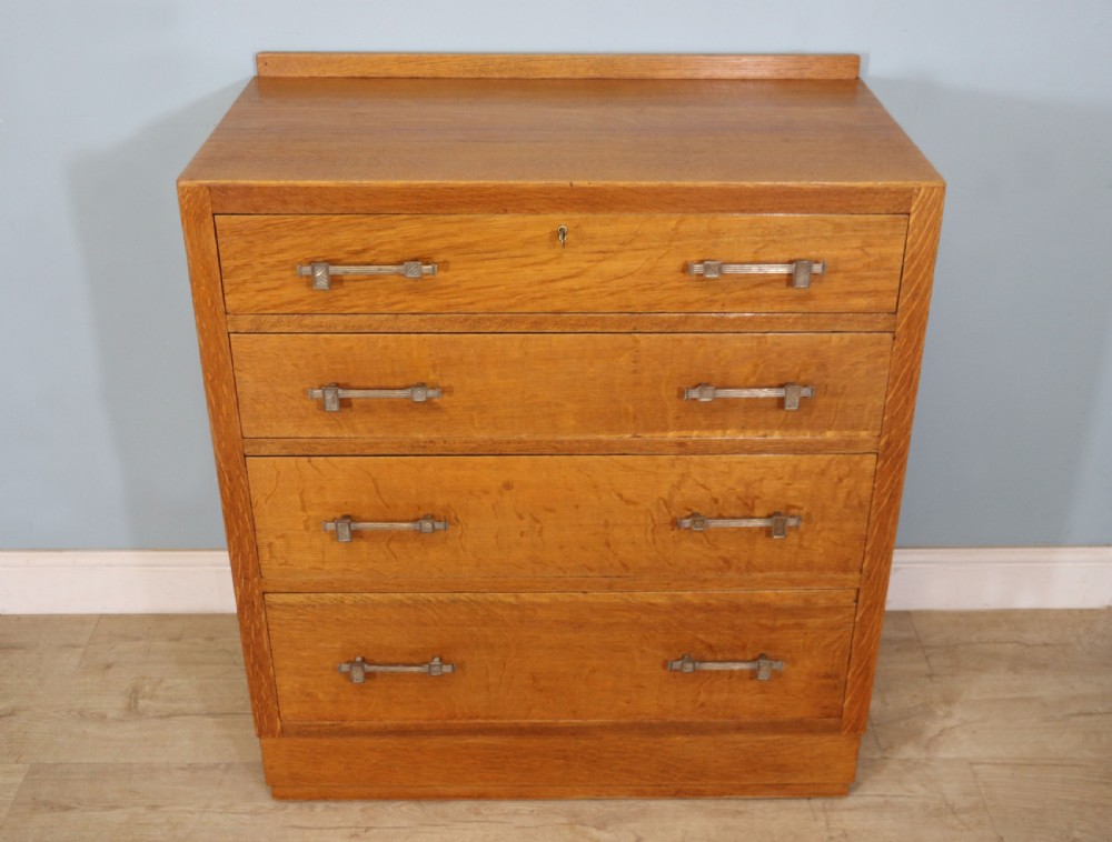 A stylish Heals style four drawer chest of drawers  View II