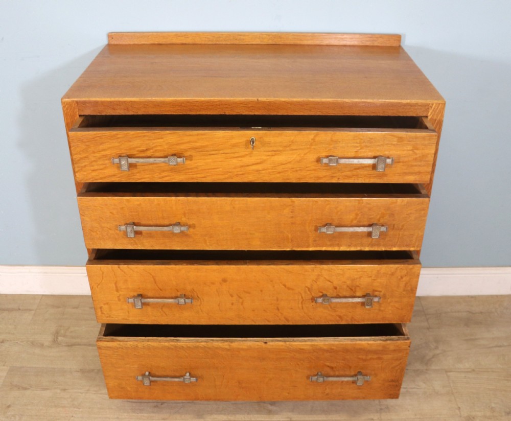 A stylish Heals style four drawer chest of drawers  View III