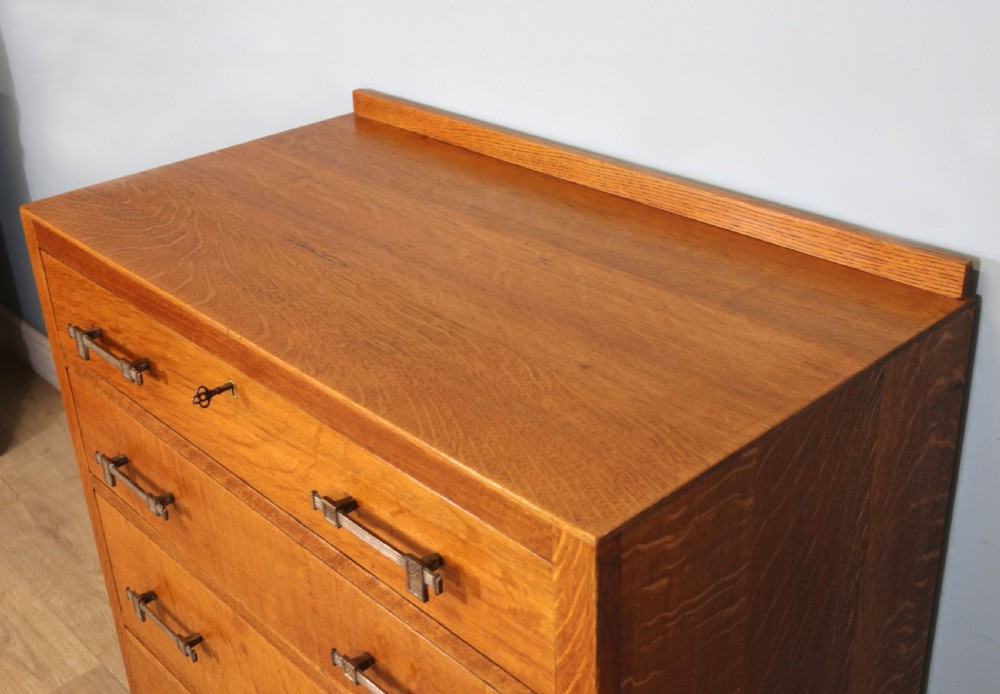 A stylish Heals style four drawer chest of drawers  View IX