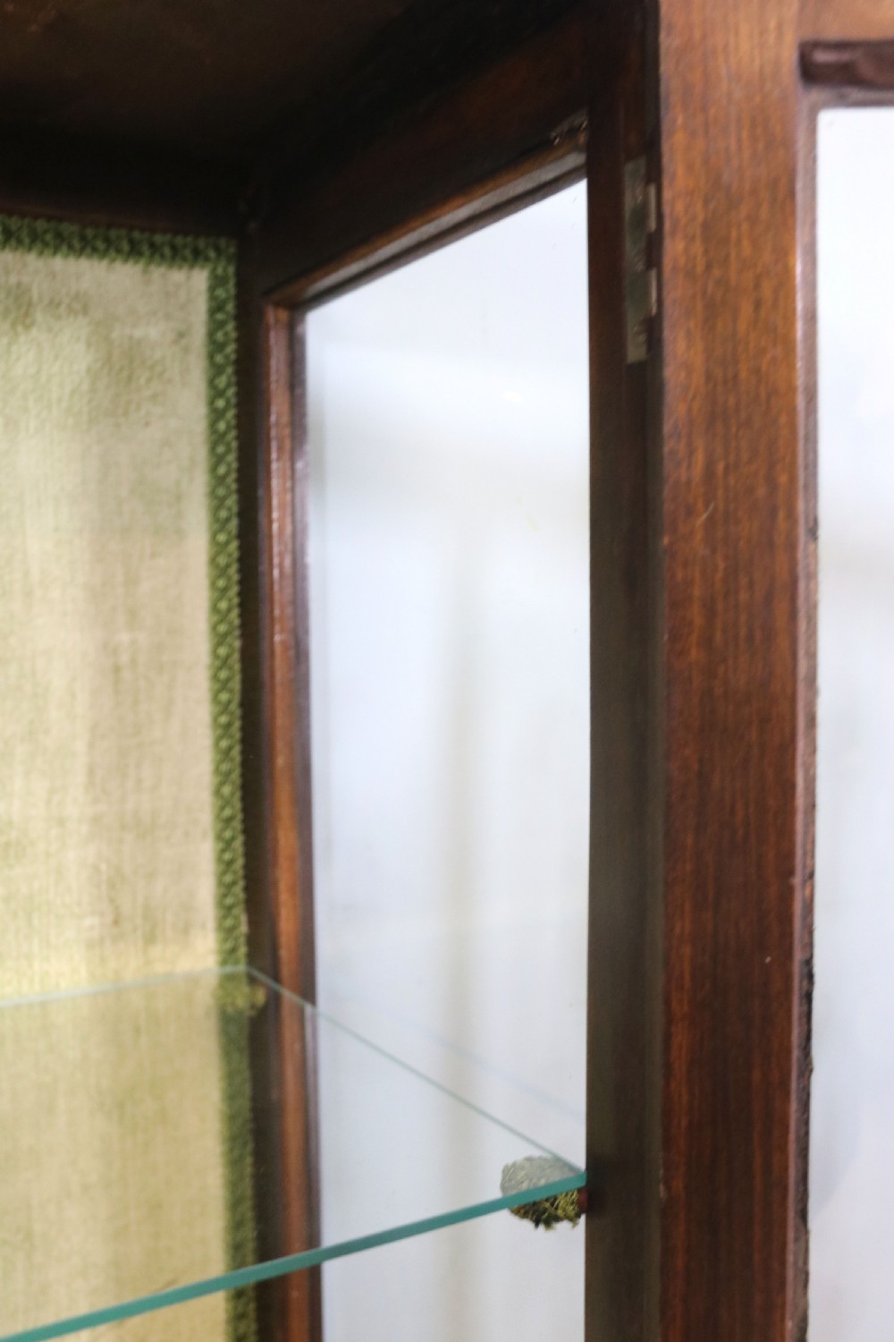 A lovely 1930’s walnut veneered display cabinet  View XXII