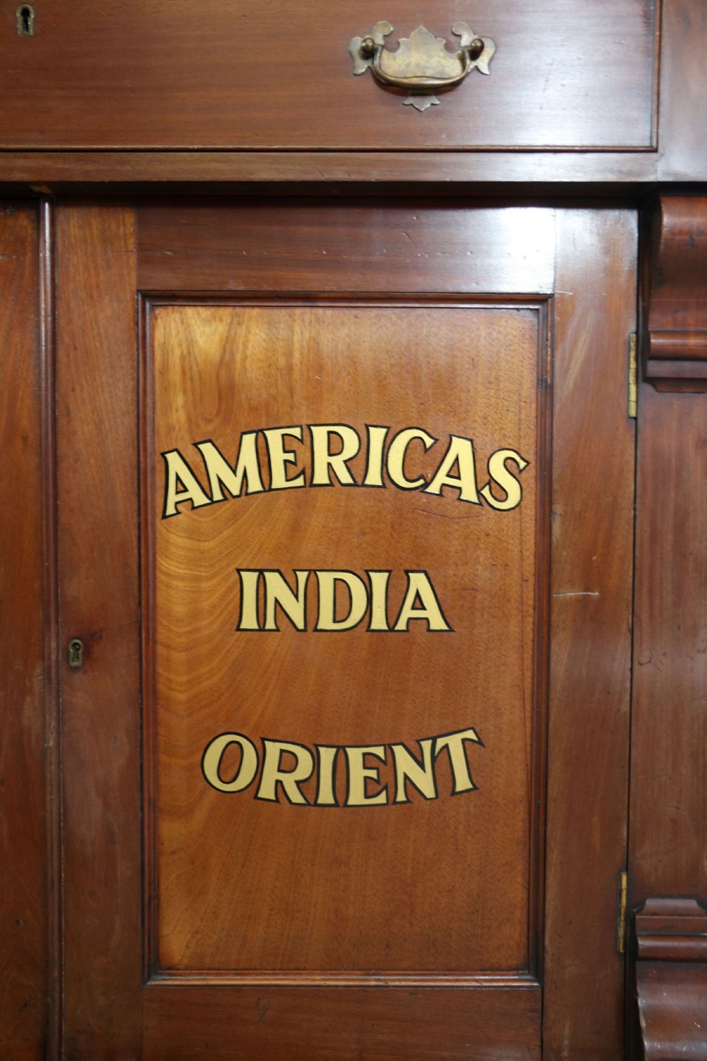 A lovely quality early Victorian mahogany bookcase cabinet View XIV