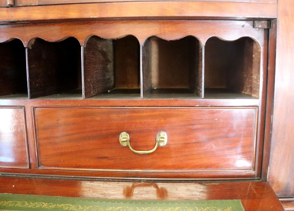 A lovely quality early Victorian mahogany bookcase cabinet View XX