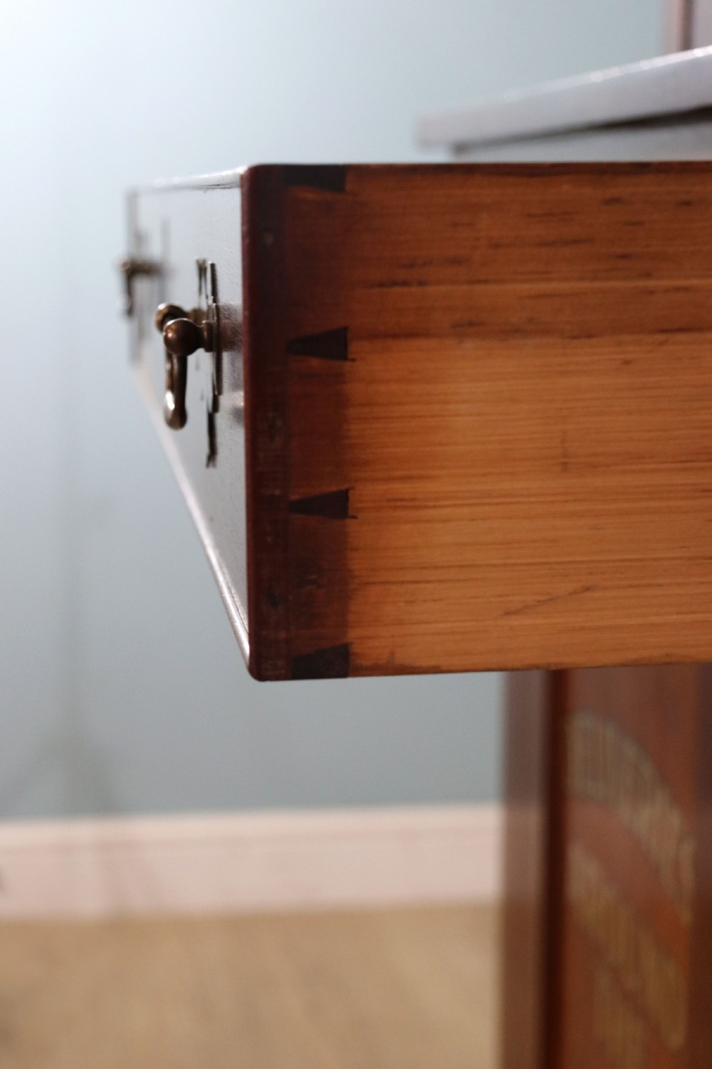 A lovely quality early Victorian mahogany bookcase cabinet View XXV