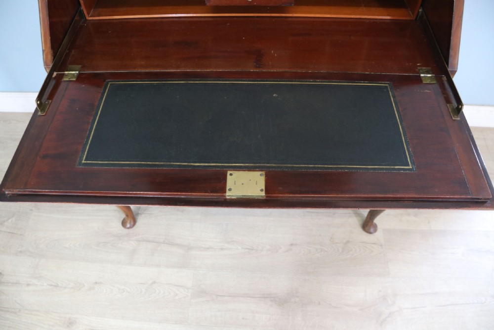 This excellent quality Edwardian mahogany bureau bookcase cabinet  View XXIII
